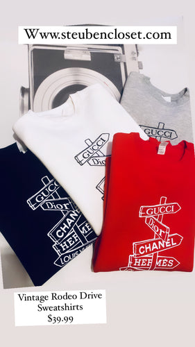 Vintage Rodeo Drive Sweatshirts