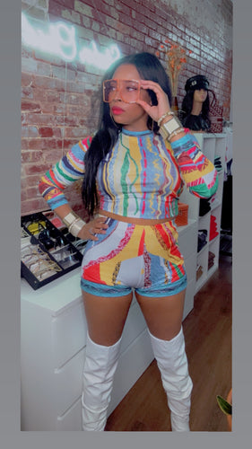 Vintage Color me Bad 2 piece set